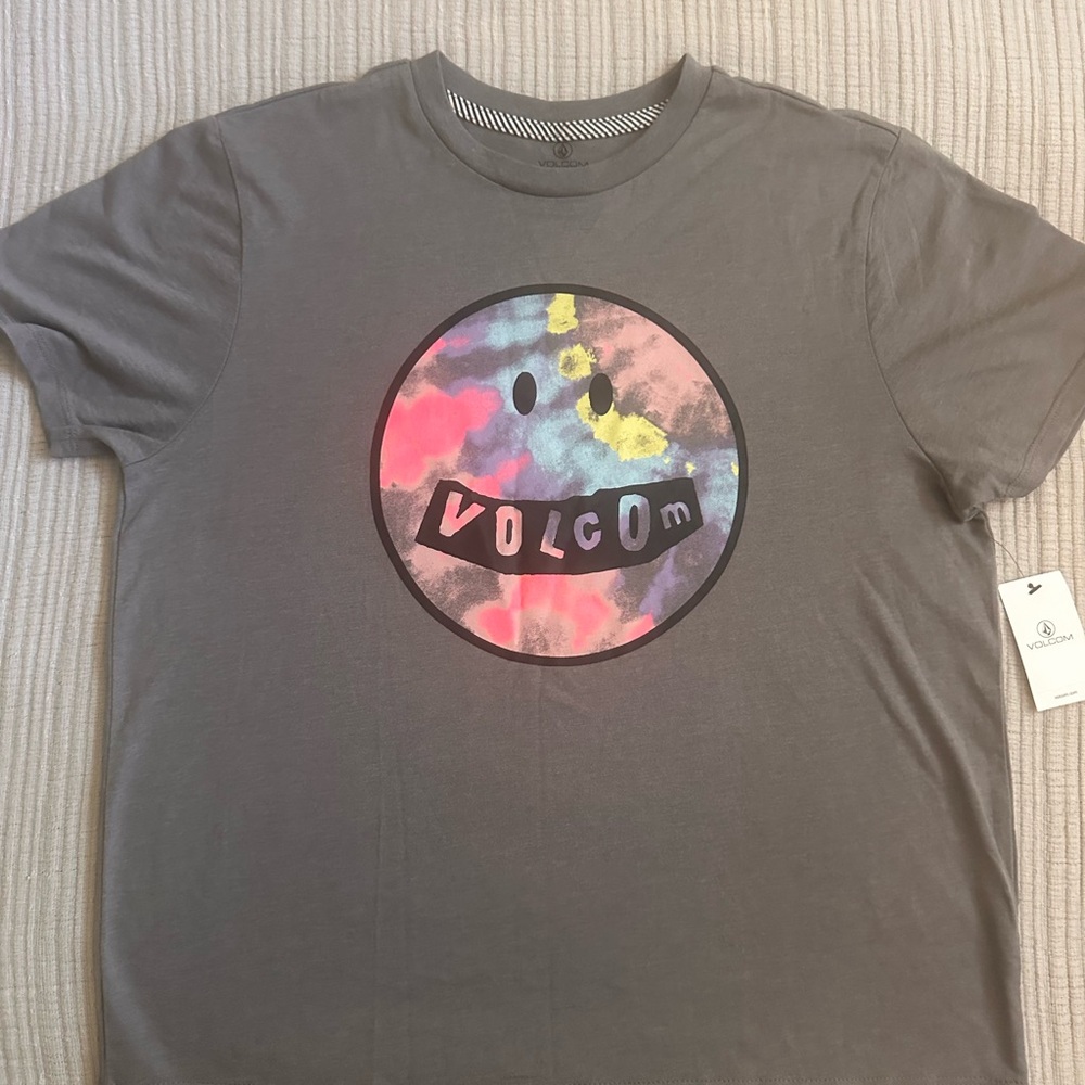 Volcom Tee with Logo Tag